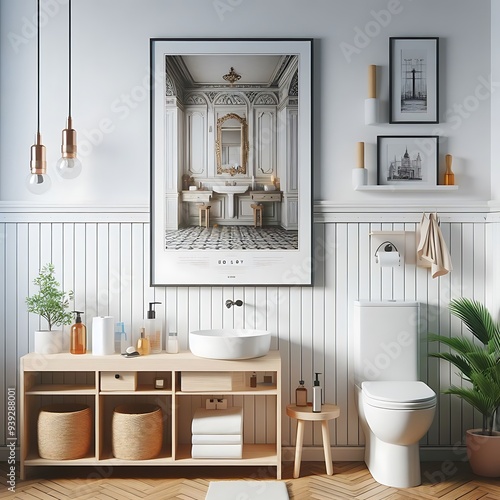 Bathroom remodel have mockup poster with picture of bathroom remodel have mockup poster design attractive