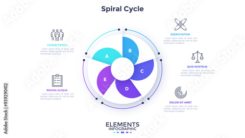 Modern Infographic Vector Template