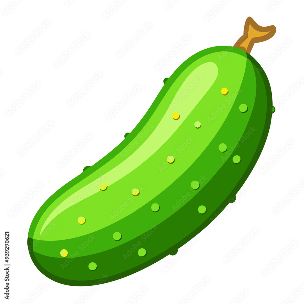 cucumber vector, illustration of cucumber isolated on white background cucumber vector, illustration of cucumber isolated on white background