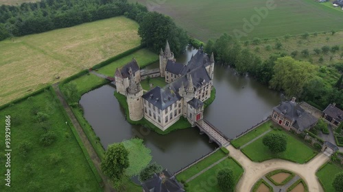 drone video Laarne Castle belgium europe photo