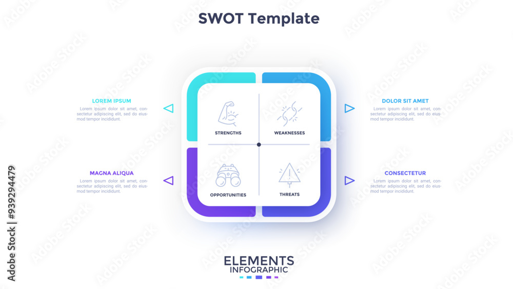Modern Infographic Vector Template Modern Infographic Vector Template