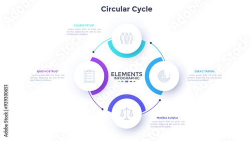 Modern Infographic Vector Template