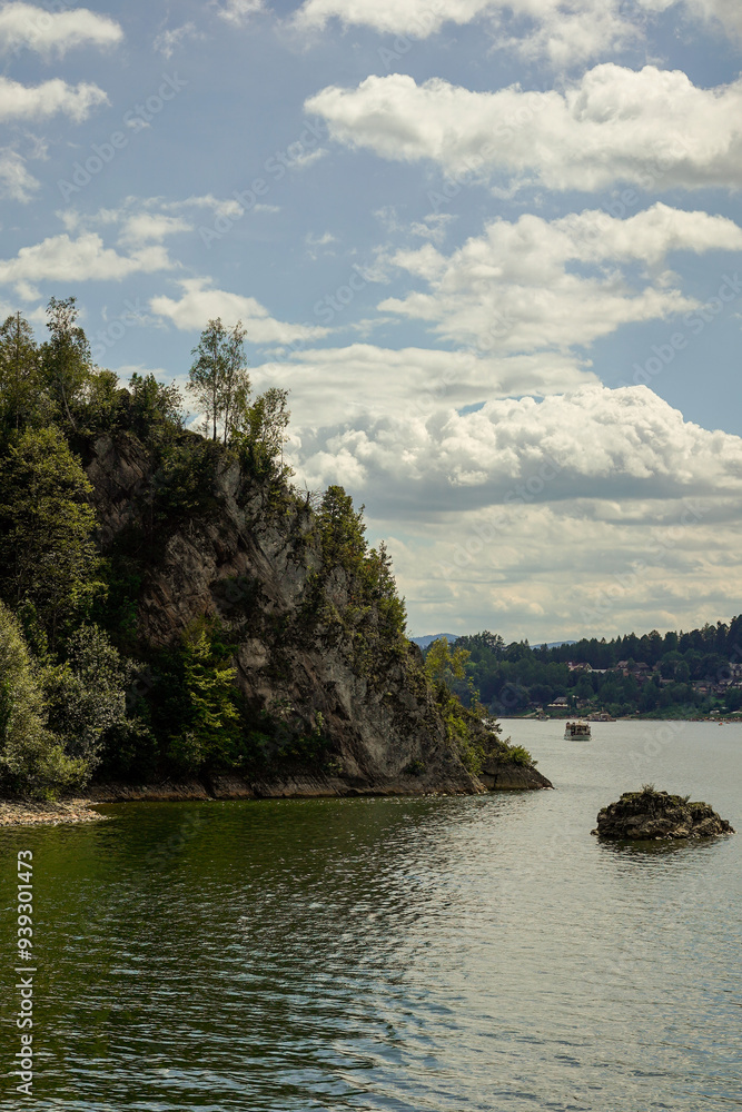 Fototapeta premium lake and mountains, landscape