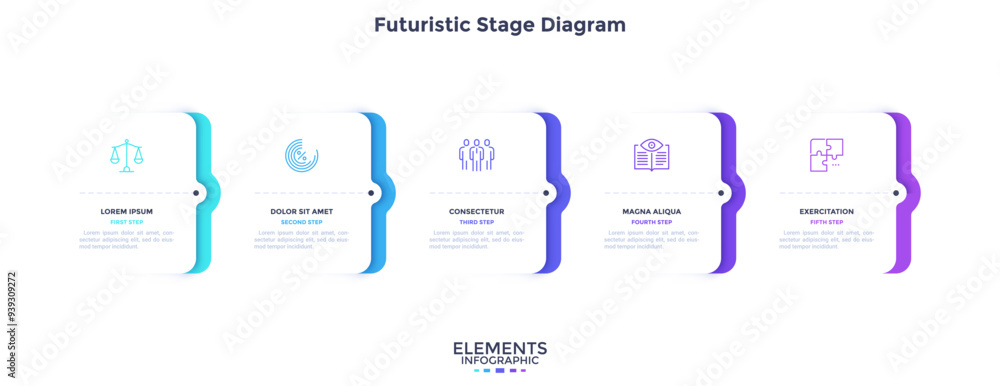 Modern Infographic Vector Template Modern Infographic Vector Template