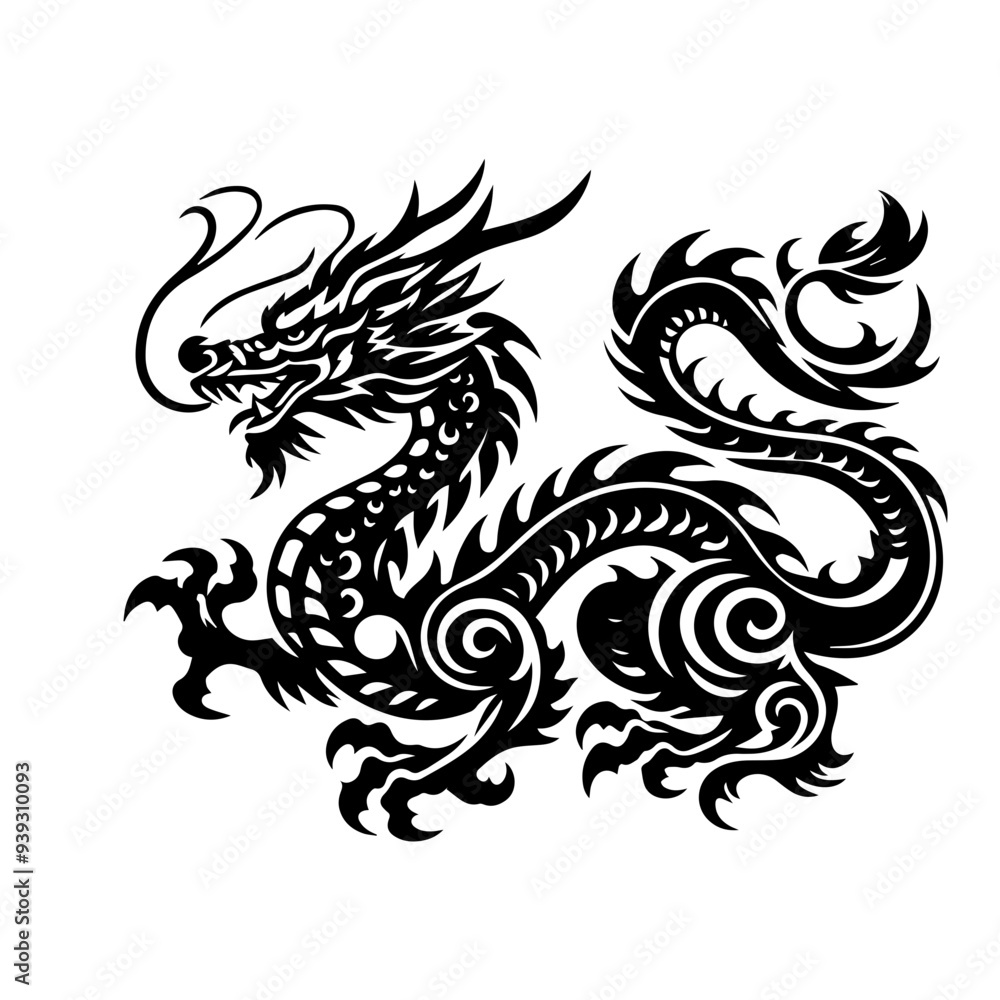 dragon flat design dragon flat design