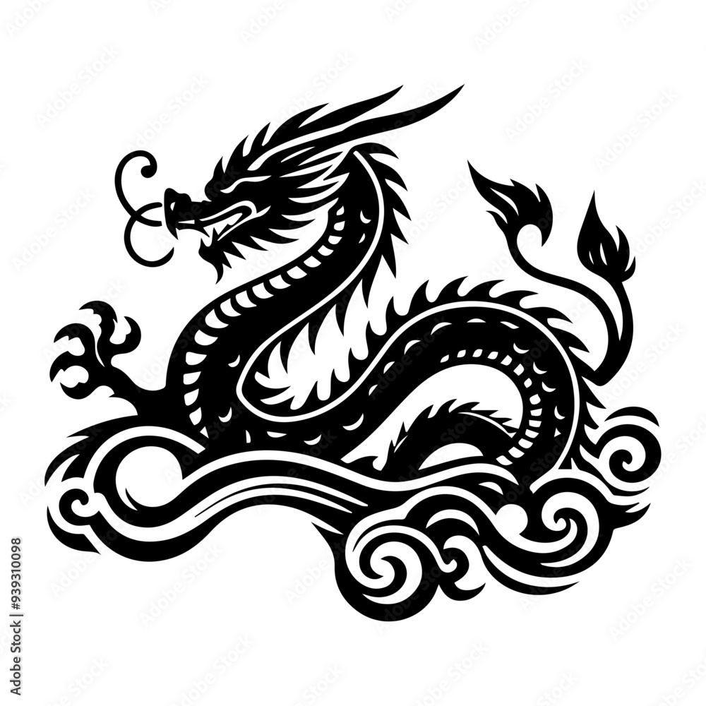 dragon flat design dragon flat design