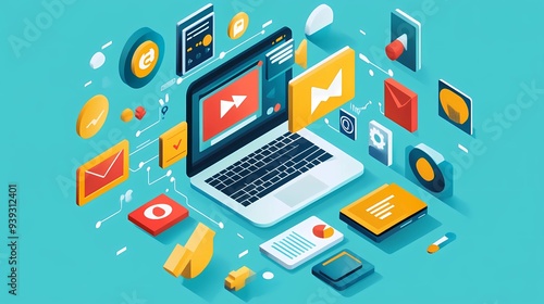 Wallpaper Mural Digital marketing, sales funnels and conversion Torontodigital.ca