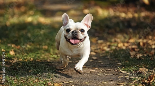 dog on the grass