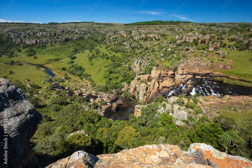 Berlin Falls in the Blyde River Canyon area, Mpumalanga district of South Africa Berlin Falls in the Blyde River Canyon area, Mpumalanga district of South Africa