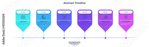 Modern Infographic Vector Template