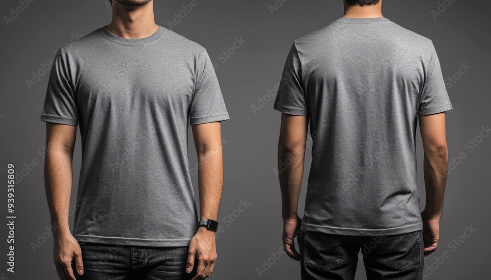 Brand Identity A Person in a Plain Gray TShirt Branding Brand Identity A Person in a Plain Gray TShirt Branding