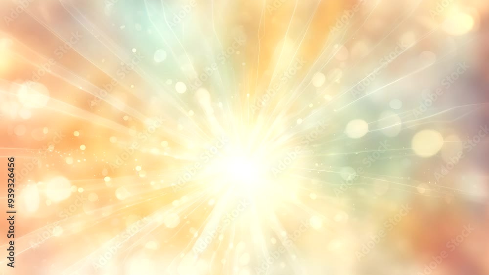 A bright, abstract background with radiant light and soft bokeh effects. A bright, abstract background with radiant light and soft bokeh effects.