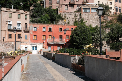 La Riba town on sunny summer day. Tarragona Province, Catalonia, Spain. photo