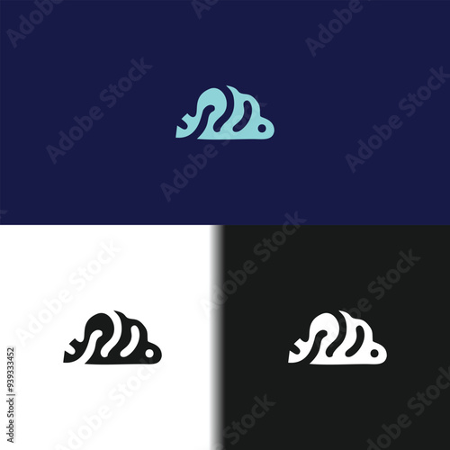 Brain logo design vector icon with premmium concept and creative idea