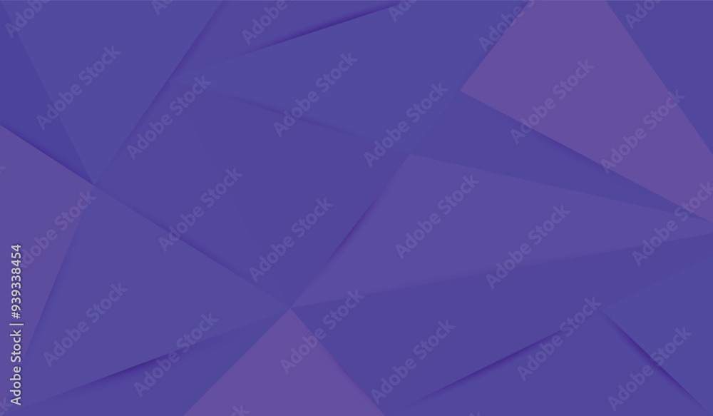 Fototapeta premium Abstract 3d triangular geometric shapes purple business background
