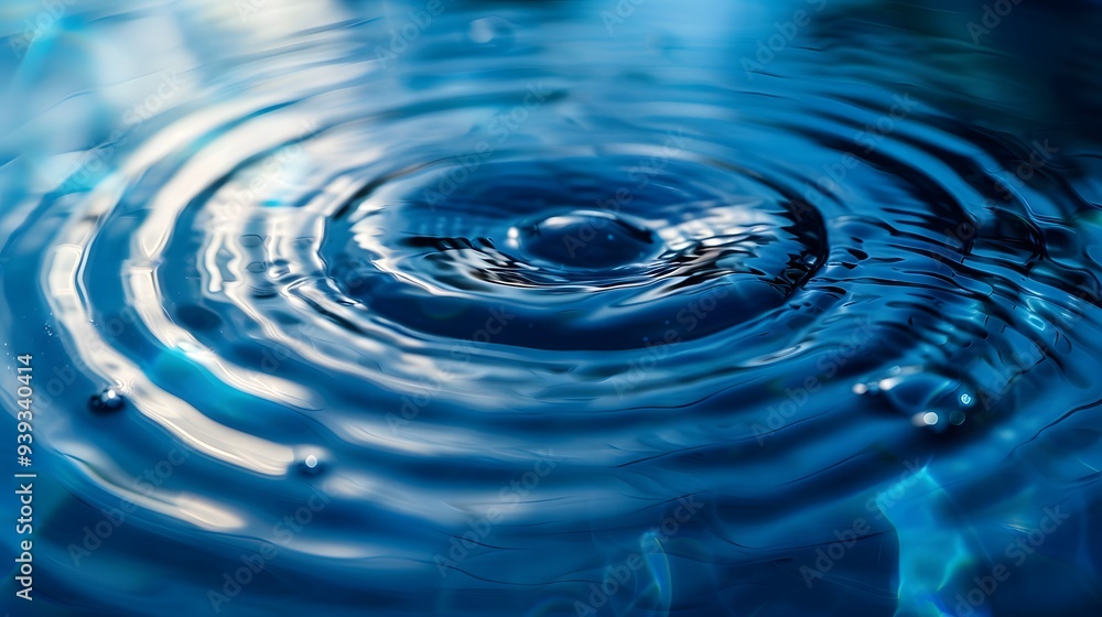 Water Ripples: Water ripples in a pool with no visible object, suggesting an invisible floating pool toy.
Water Ripples: Water ripples in a pool with no visible object, suggesting an invisible floating pool toy.