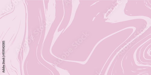 White and pink liquid marble pattern texture natural background. Liquify Swirl white and pink color art. Beautiful drawing with the divorces and wavy lines in gray tones.	