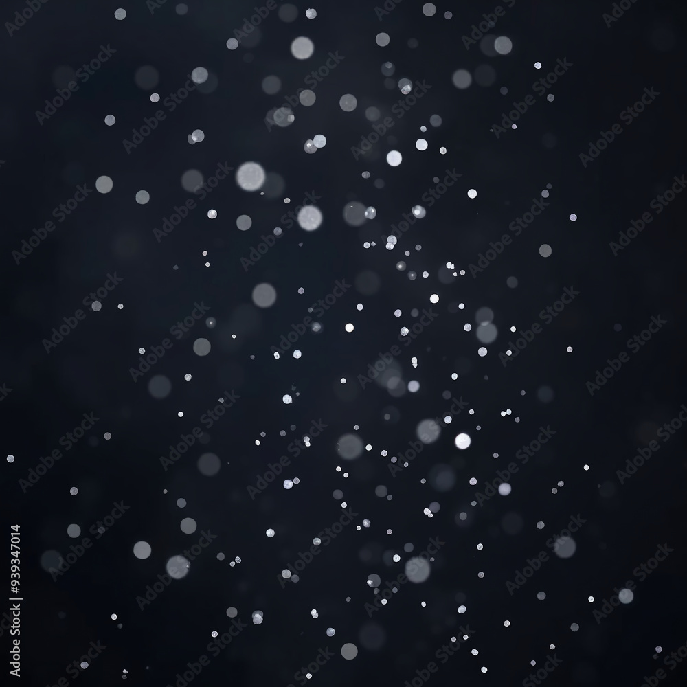 Abstract defocused dust particles against dark background Abstract defocused dust particles against dark background