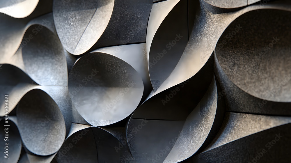 29. Elegant abstract 3D wall art featuring geometric designs with a circle ceramic texture 29. Elegant abstract 3D wall art featuring geometric designs with a circle ceramic texture