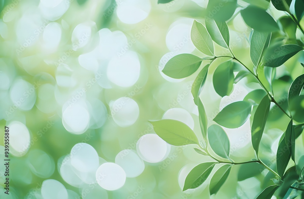 Bright green bokeh nature background Bright green bokeh nature background