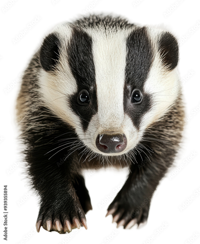 PNG Curious badger exploring nearby PNG Curious badger exploring nearby