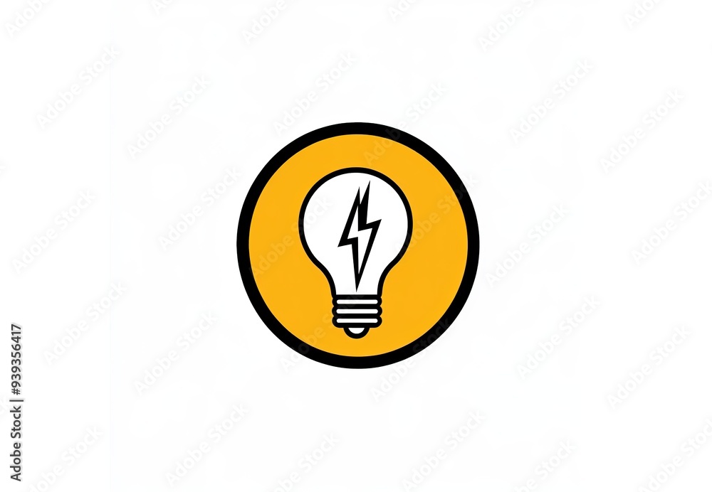 Home with bulb Electricity logo Home with bulb Electricity logo