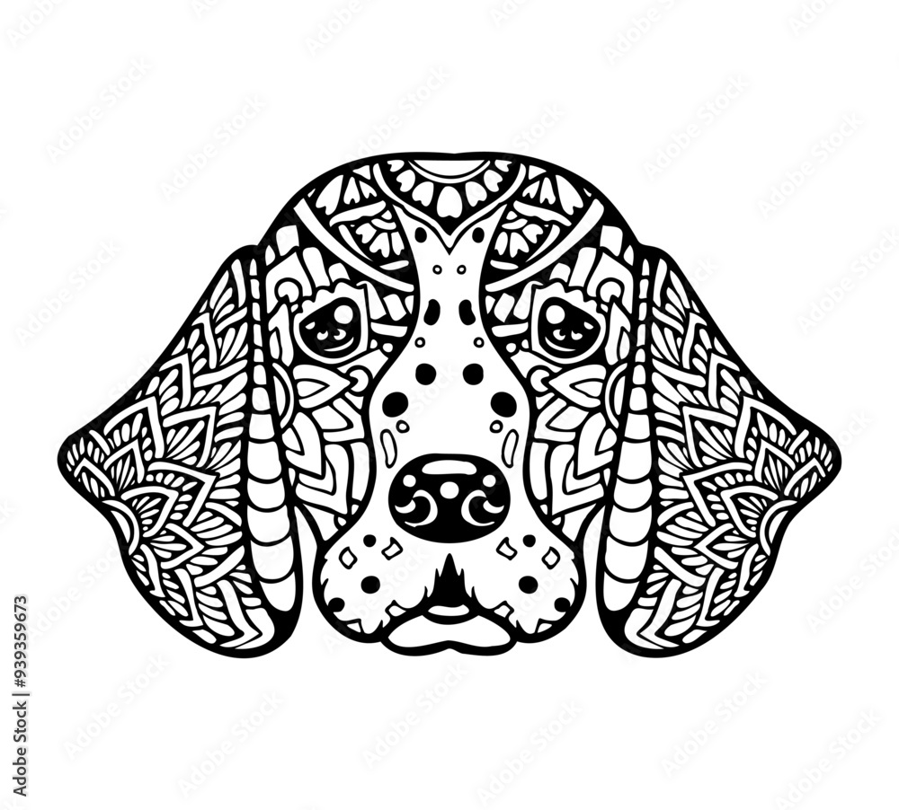 Welsh Springer Spaniel Mandala Tattoo Welsh Springer Spaniel Mandala Tattoo