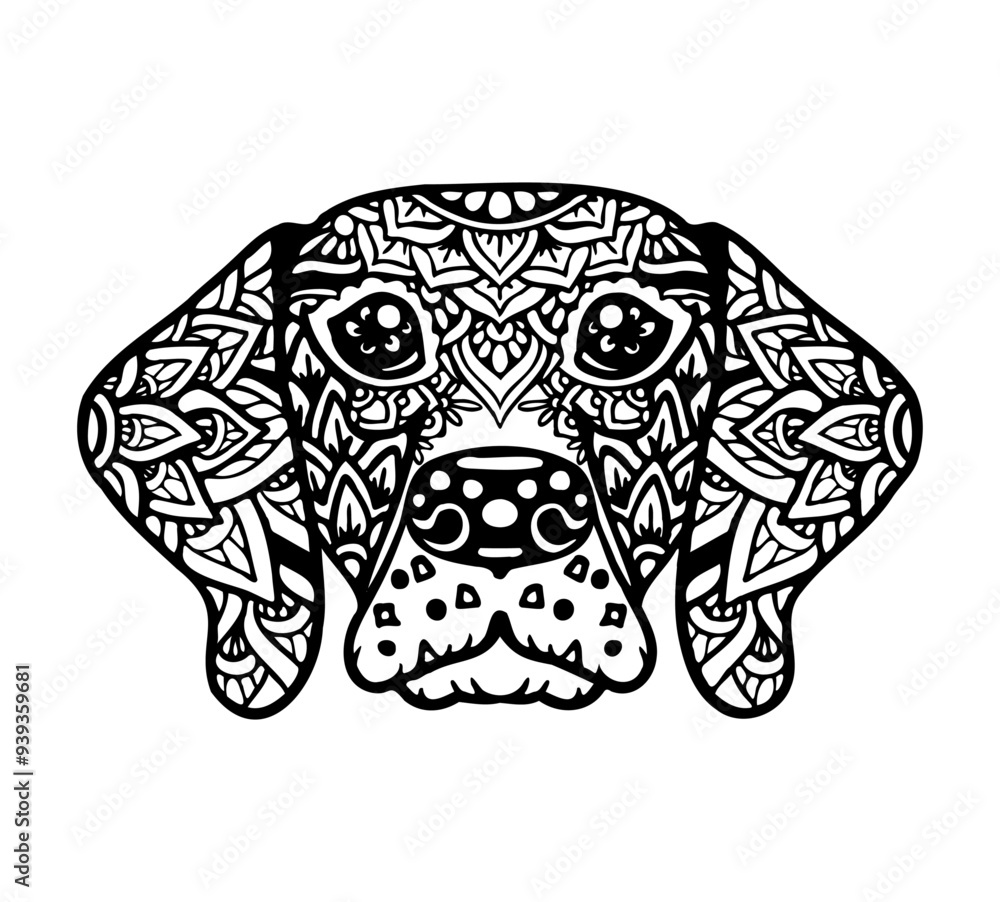 Weimaraner Mandala Tattoo Weimaraner Mandala Tattoo