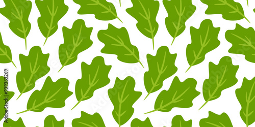 lettuce pattern Background. flat illustration lettuce background. seamless pattern lettuce. lettuce flat illustration background. seamless pattern of lettuce.