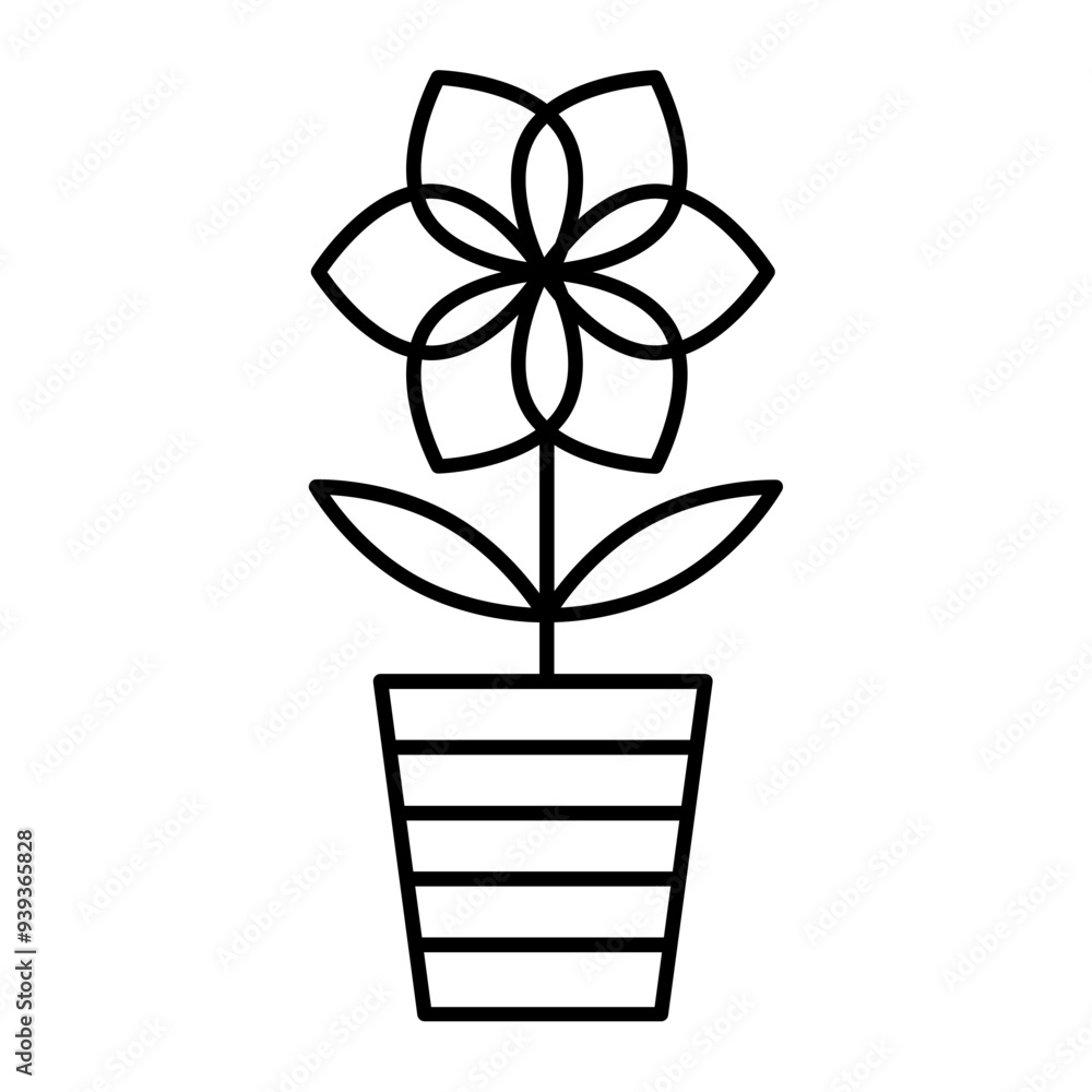 Amaryllis icon. outline icon Amaryllis icon. outline icon