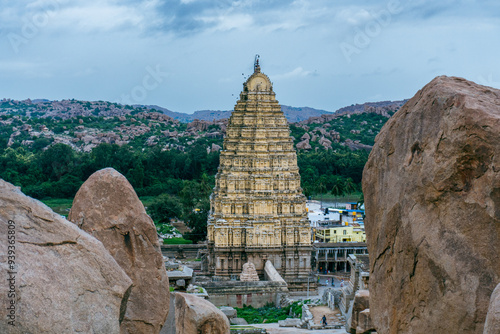 Old temple of hampi photo