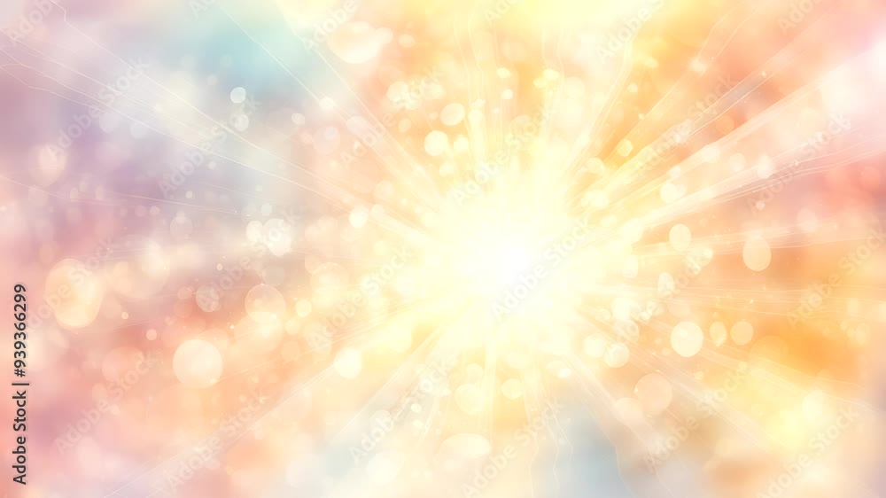 A vibrant burst of light and color, creating a dreamy, ethereal atmosphere. A vibrant burst of light and color, creating a dreamy, ethereal atmosphere.