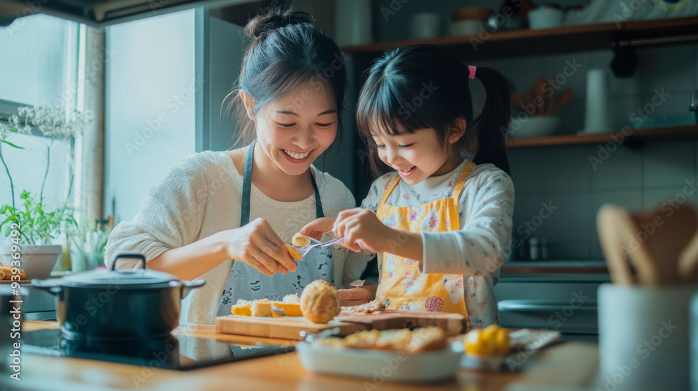 Beautiful young woman is preparing breakfast in the kitchen at home. Beautiful young woman is preparing breakfast in the kitchen at home.