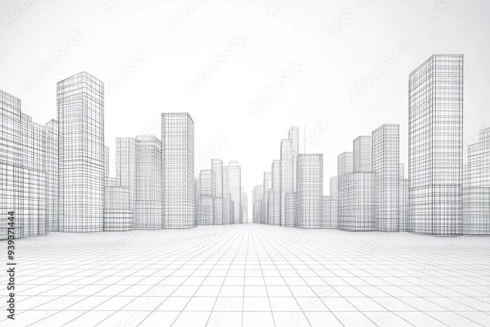 A minimalist image of a wireframe city rendered in black and white, featuring stark contrasts and clean lines, emphasizing monochrome minimalism in a futuristic urban landscape.
A minimalist image of a wireframe city rendered in black and white, featuring stark contrasts and clean lines, emphasizing monochrome minimalism in a futuristic urban landscape.