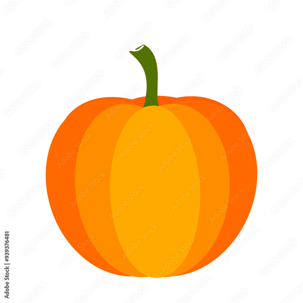 Pumpkin vegetable isolated on transparent background. Vector illustration Pumpkin vegetable isolated on transparent background. Vector illustration