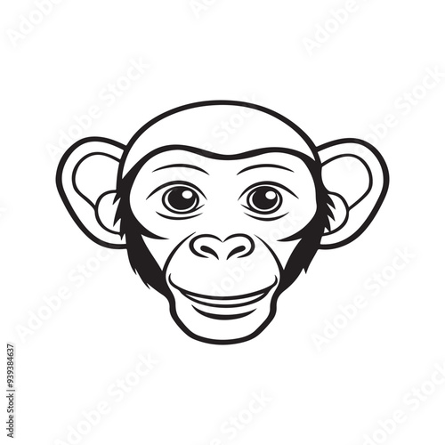 Chimpanzee Head