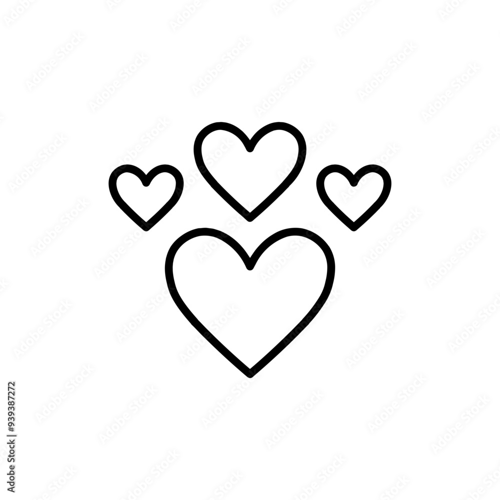 heart line icon heart line icon