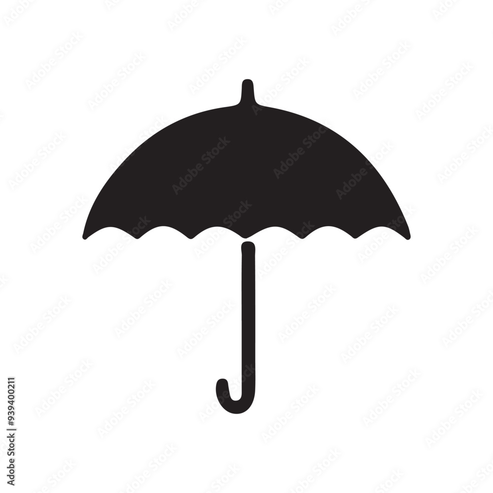 black umbrella isolated on white black umbrella isolated on white