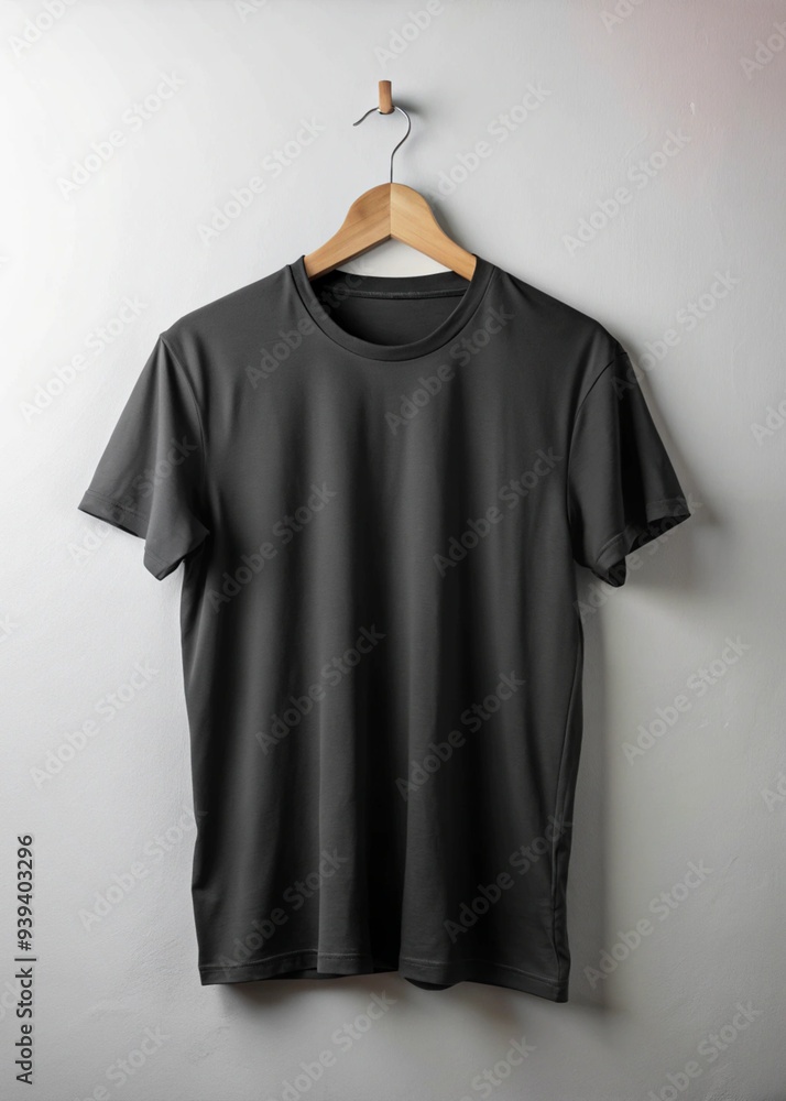 black t shirt on white background mockup black t shirt on white background mockup