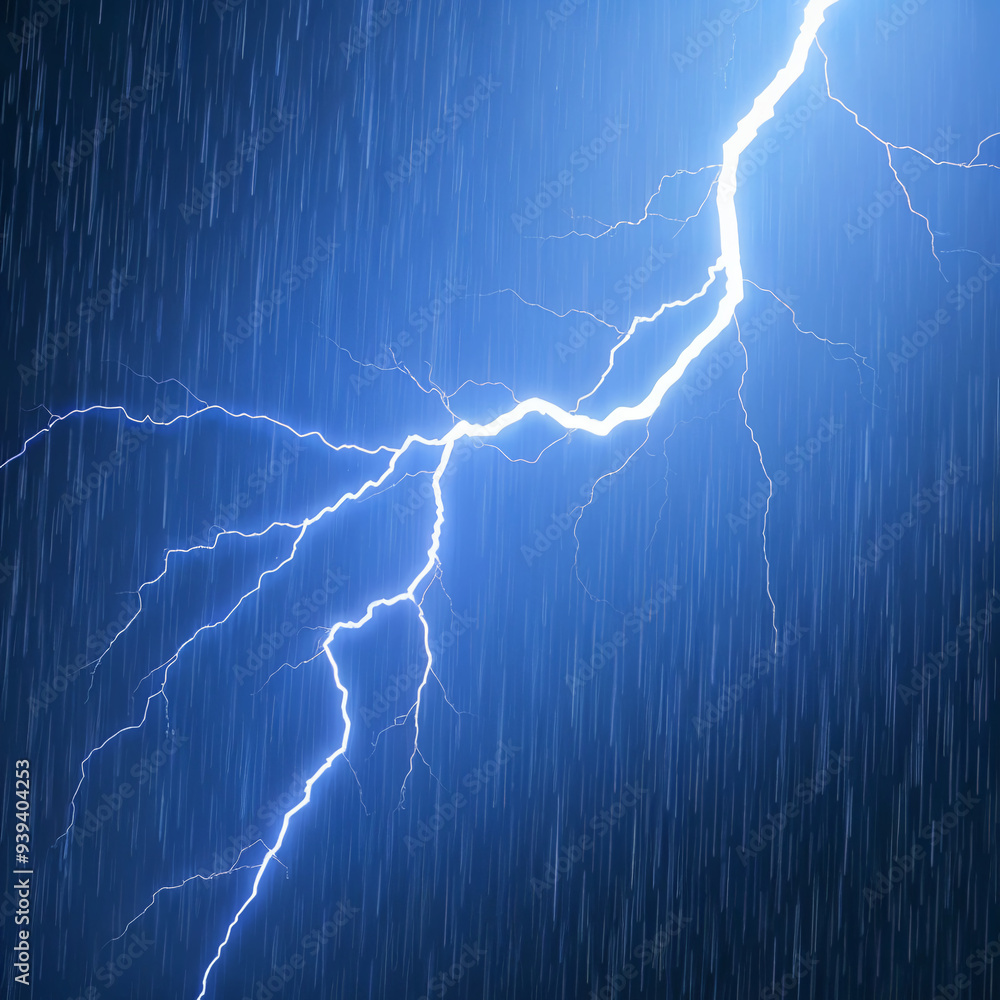 Close-up of Lightning Bolt During a Thunderstorm Close-up of Lightning Bolt During a Thunderstorm