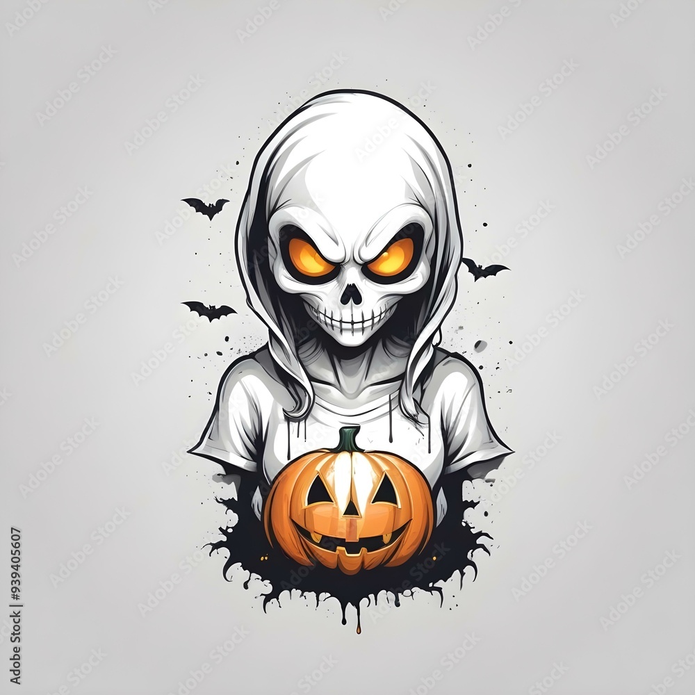 Halloween design for t-shirt Halloween design for t-shirt