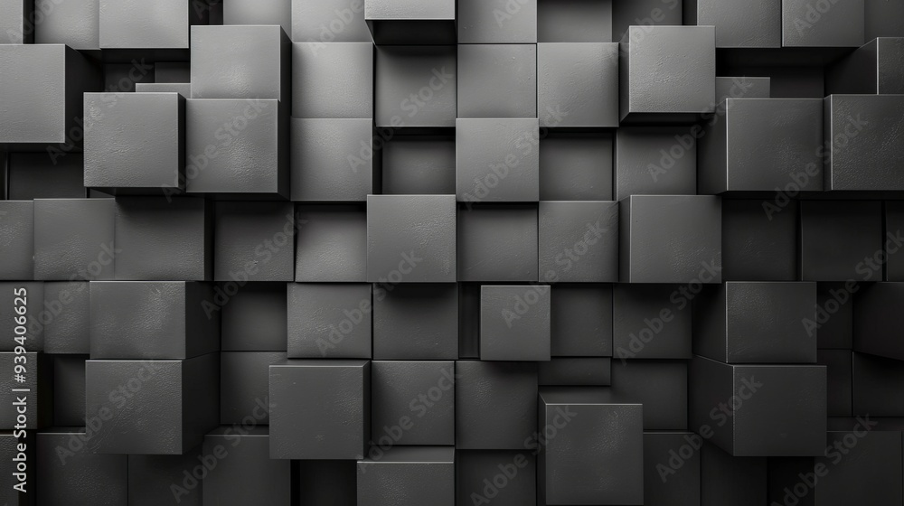 abstract black 3d cube wallpaper with shiny surface and geometric patterns, ideal for modern digital designs and futuristic backgrounds abstract black 3d cube wallpaper with shiny surface and geometric patterns, ideal for modern digital designs and futuristic backgrounds
