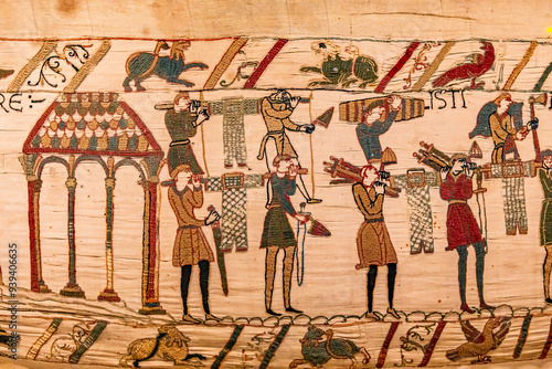 Bayeux tapestry, normandy, France