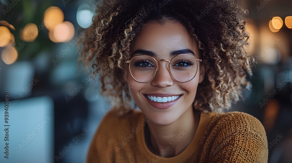 Stylish professionals gathered around a desktop in a modern loft office, hands on the table, exchanging cheerful smiles Stylish professionals gathered around a desktop in a modern loft office, hands on the table, exchanging cheerful smiles