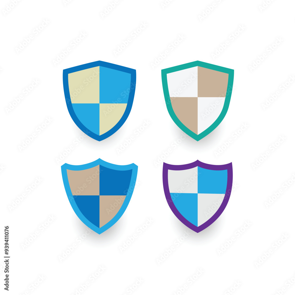 safety logo digital icon Vector safety logo digital icon Vector