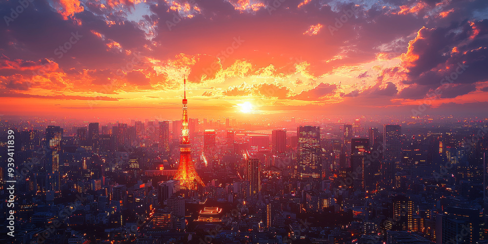 Fototapeta premium 東京風景