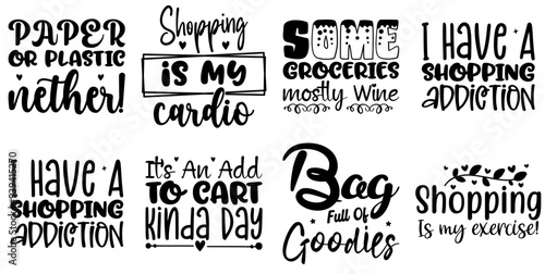 Simple Sister Quotes, Phrases Set Vector Illustration for T-Shirt Design, Packaging, Book Cover
