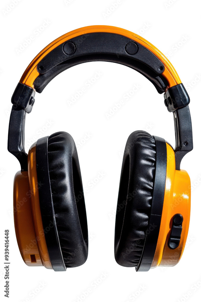 PNG High-quality yellow and black headphones designed for deep sound isolation and comfort during audio listening or work. PNG High-quality yellow and black headphones designed for deep sound isolation and comfort during audio listening or work.