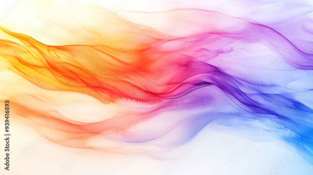 Colorful abstract waves of light, blending hues of orange, pink, and blue, creating a dynamic and vibrant visual experience. Colorful abstract waves of light, blending hues of orange, pink, and blue, creating a dynamic and vibrant visual experience.