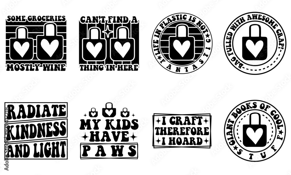 Obraz premium Vibrant True Crime Calligraphy, Inscriptions Set Vector Illustration for Gift Card, Icon, Printing Press